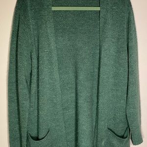 Old navy green cardigan